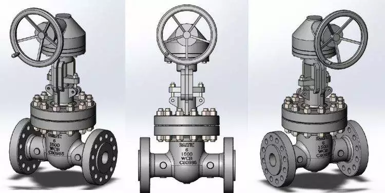 Baltic produced big size & high class gate valves to a UK customer