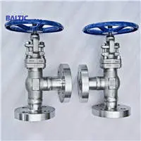 Welded Flange End Angle Globe Valves in ASTM A182 F316