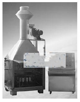 Appearance of fire resistance test equipment of valves