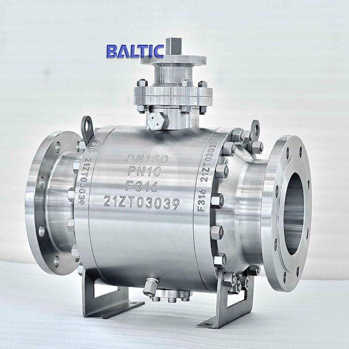 DIN Ball Valves with the Bare Stem