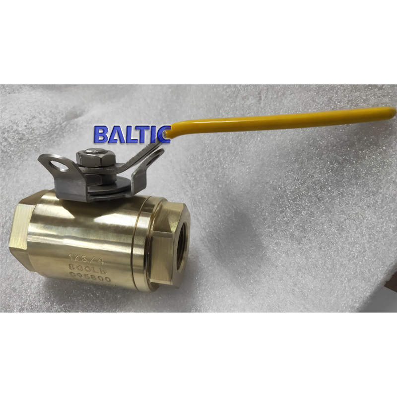 API 608 Ball Valve, ASTM B148 C95800, 1 X 3/4 Inch, 800 LB
