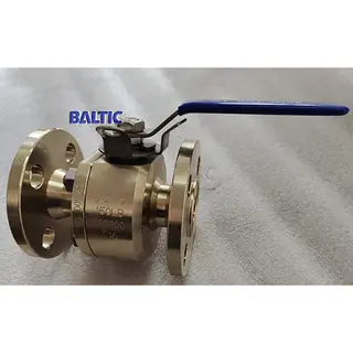 API 608 Aluminum Bronze Ball Valve, 3/4 X 1/2 Inch, 150 LB