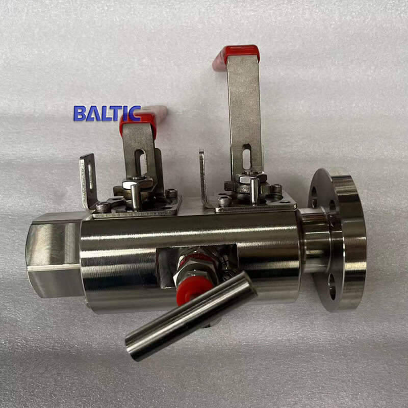 ASTM A182 F316L DBB Ball Valve, 1 Inch, 300 LB, RF X F-NPT