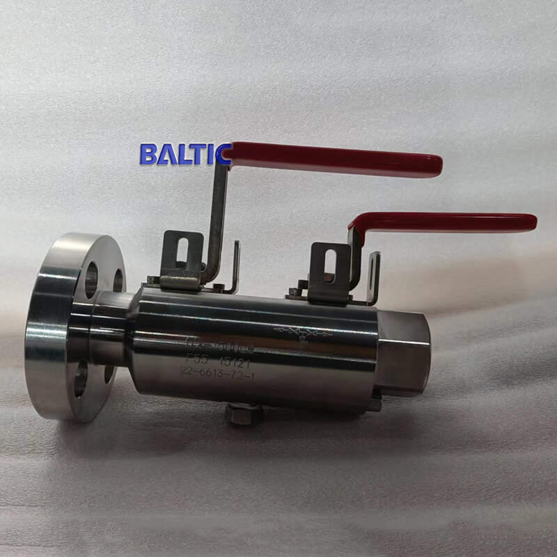 ASTM A182 F55 Double Block Bleed Ball Valve, 1/2 IN, 1500 LB