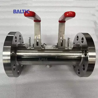 ASTM A182 F55 DBB Ball Valve, 2 IN, 300 LB, ASME B16.34, RF
