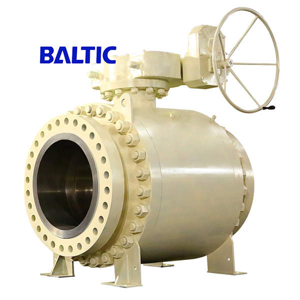 API 6D Metal Seated Ball Valve, ASTM A105N, 24 Inch, Class 300, RF