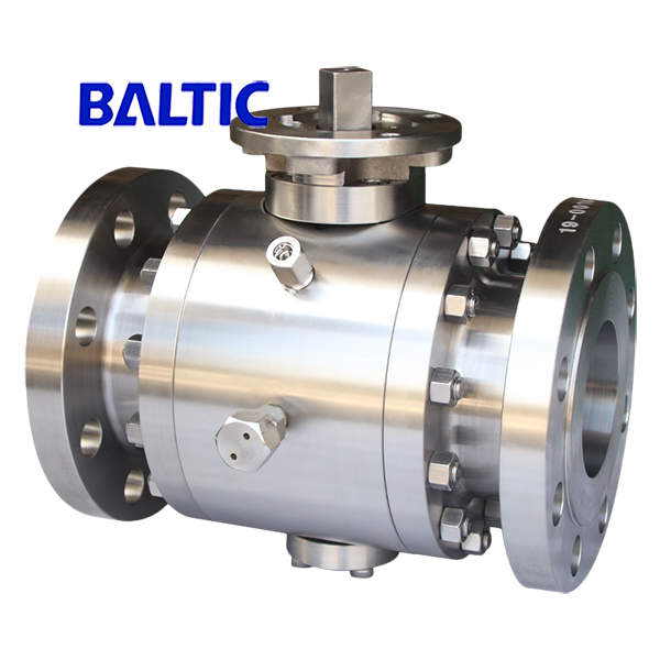 ASTM A182 F316 Metal Seated Ball Valve, DN150, PN63, RF, API 6D