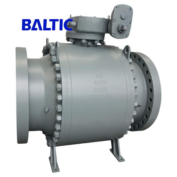Carbon Steel Metal Seated Ball Valve, 30 Inch, CL600, A105, RF