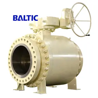 API 6D Metal Seated Ball Valve, ASTM A105N, 24 Inch, Class 300, RF
