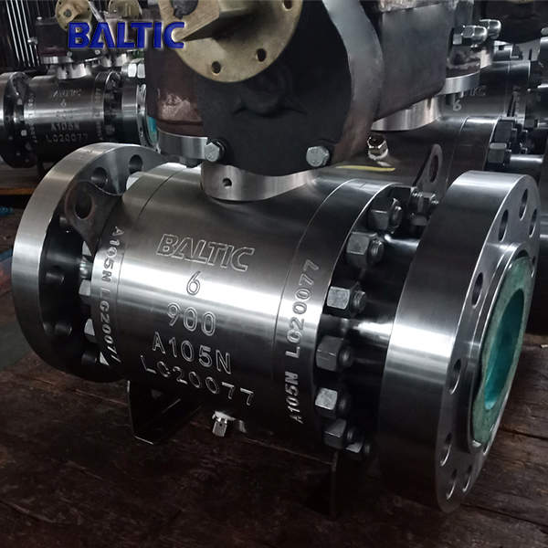 RTJ Flanged Metal Seated Ball Valve, 6 Inch, 900 LB, ASTM A105N