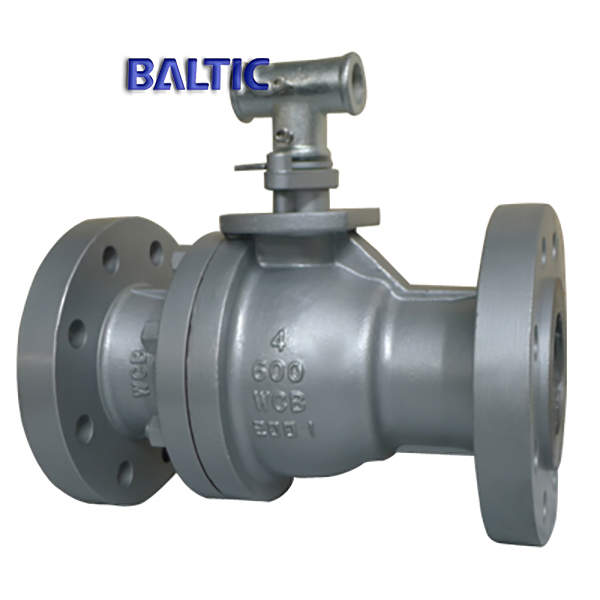 2-PC Side Entry Floating Ball Valve, A216 WCB, 4INh, CL600, RF