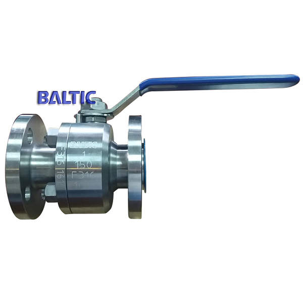 ASTM A182 F316 Floating Ball Valve, 1 Inch, 150 LB, RF, API 608