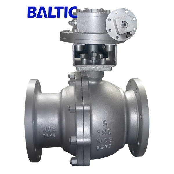 Gearbox Floating Ball Valve, ASTM A216 WCB, 8IN, CL150, API 6D, RF
