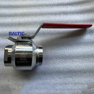 ASTM A182 F55 Ball Valve, 1 Inch, 600 LB, 2PC, API 608, SW