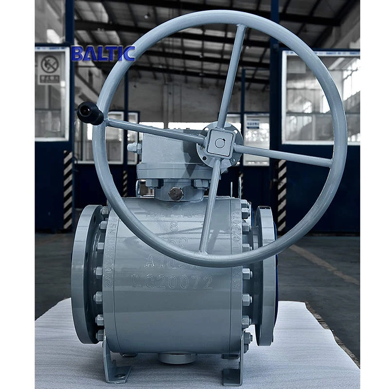 API 6D Ball Valve with Gearbox, NPS 8 IN, 150 LB, ASTM A105N - Baltic