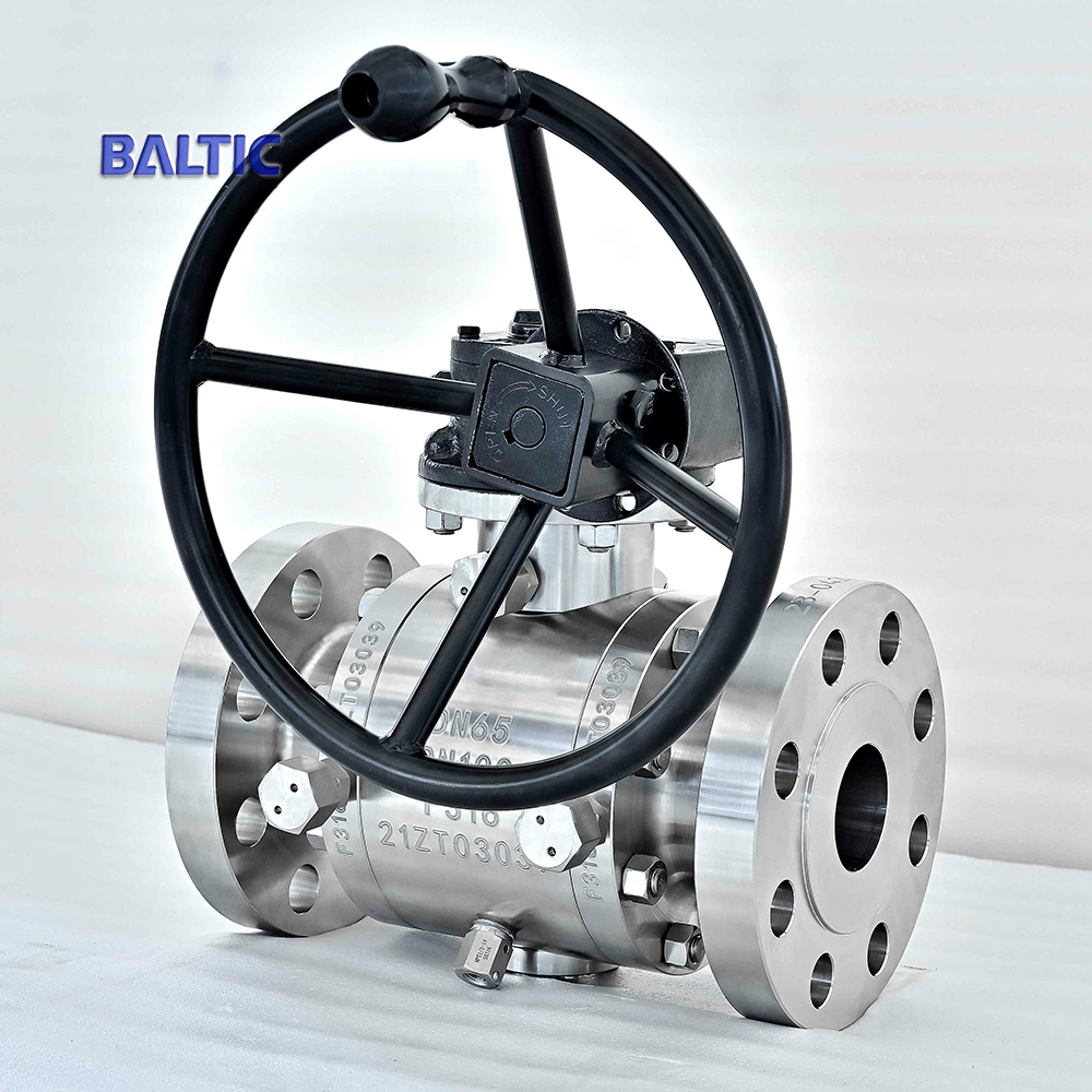 ASTM A182 F316 Ball Valves, API 6D, DN65, PN100, Flanged