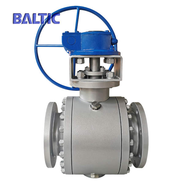 ASTM A182 F5 Side Entry Trunnion Ball Valve, 6 Inch, Class 600, RF