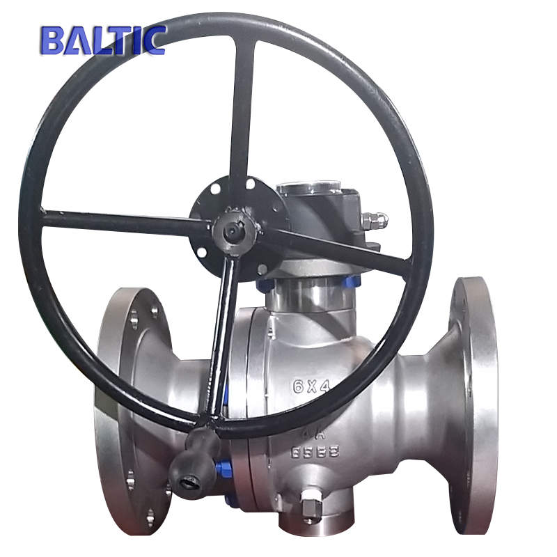 ASTM A890 4A Ball Valve, NPS 6 X 4 Inch, 150 LB, API 6D, RF