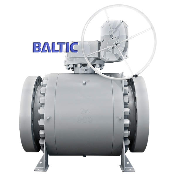 Class 900 Soft Seal Trunnion Ball Valve, 24 Inch, API 6D, RTJ