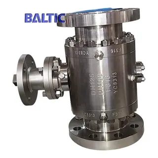 Soft Seal Ball Valve with Bracket, DN125, PN100, A182 F316, RF