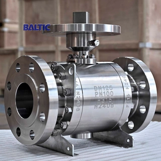 Soft Seal Ball Valve with Bracket, DN125, PN100, A182 F316, RF
