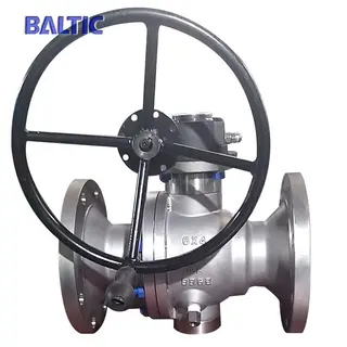 ASTM A890 4A Ball Valve, NPS 6 X 4 Inch, 150 LB, API 6D, RF