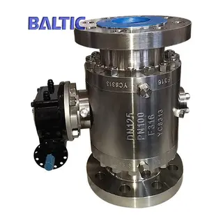 Stainless Steel Ball Valve, DN125, PN100, ASTM A182 F316, RF