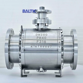 Side Entry Trunnion Ball Valve, API 6D, F316, DN250, PN40