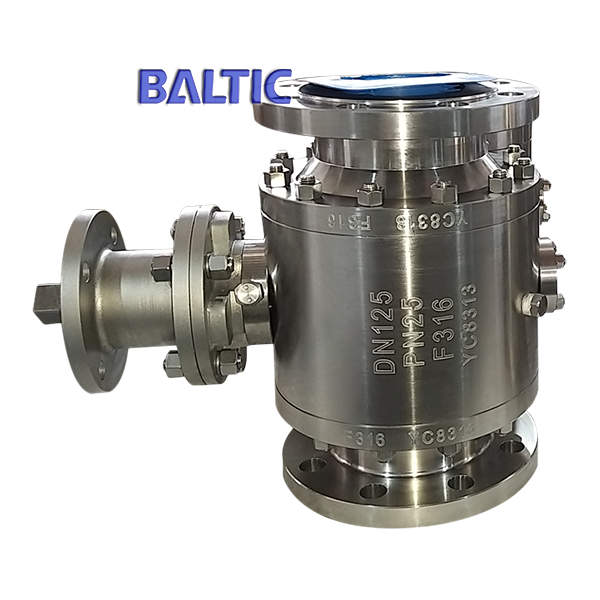 Side Entry Soft Seal Ball Valve, DN125, PN25, A182 F316, RF