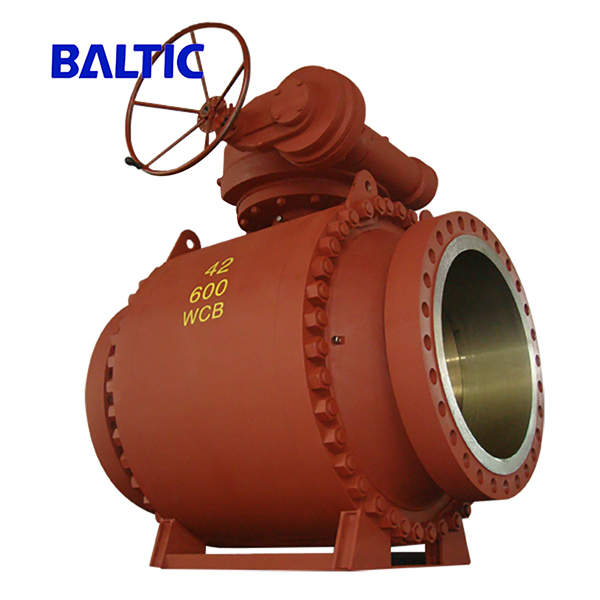 Side Entry Soft Seated Ball Valve, WCB, 42 Inch, 600 LB, RF, API 6D