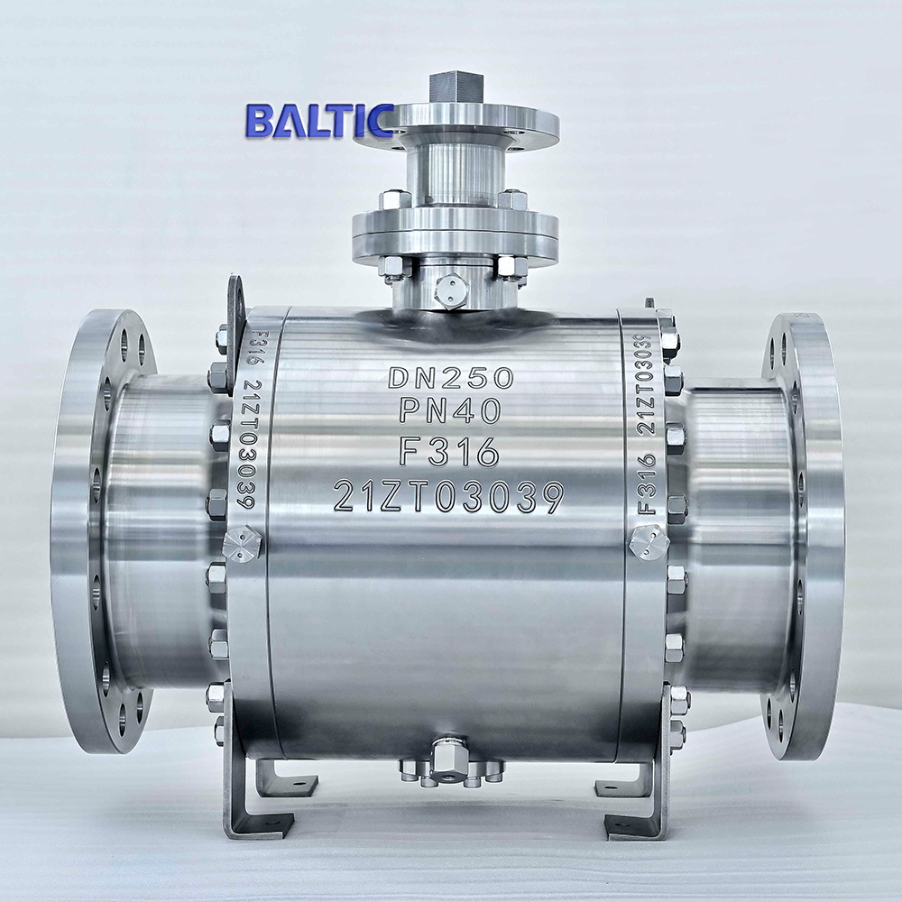 Side Entry Trunnion Ball Valve, API 6D, F316, DN250, PN40
