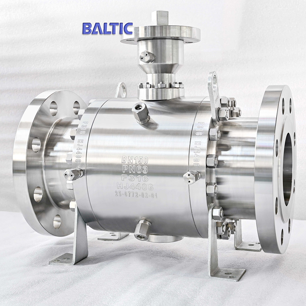 Soft Seal Ball Valve, Stainless Steel, A182 F316, DN150, PN63