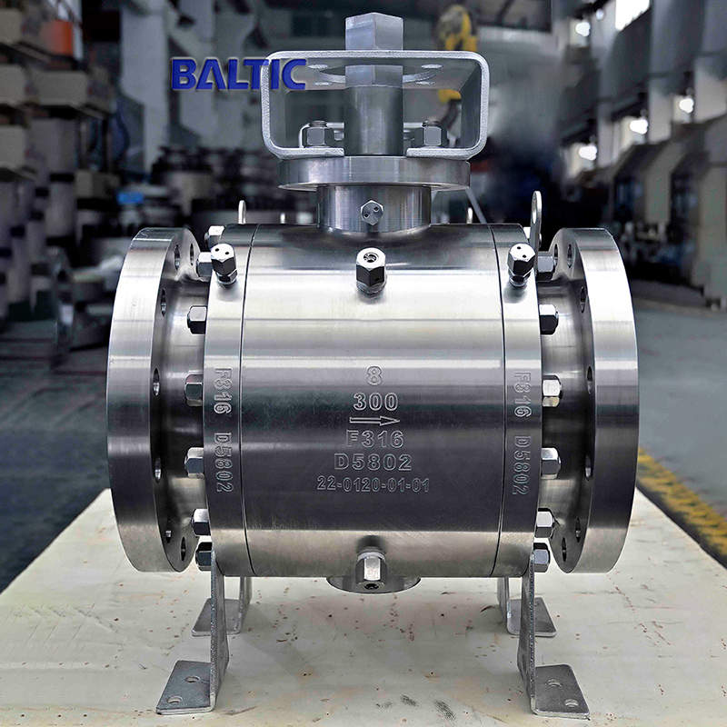 Stainless Steel Ball Valve, A182 F316, 8 IN, 300 LB, API 6D