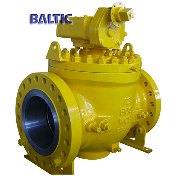 ASTM A216 WCB Top Entry Ball Valve, 12 Inch, Class 600, RF Ends