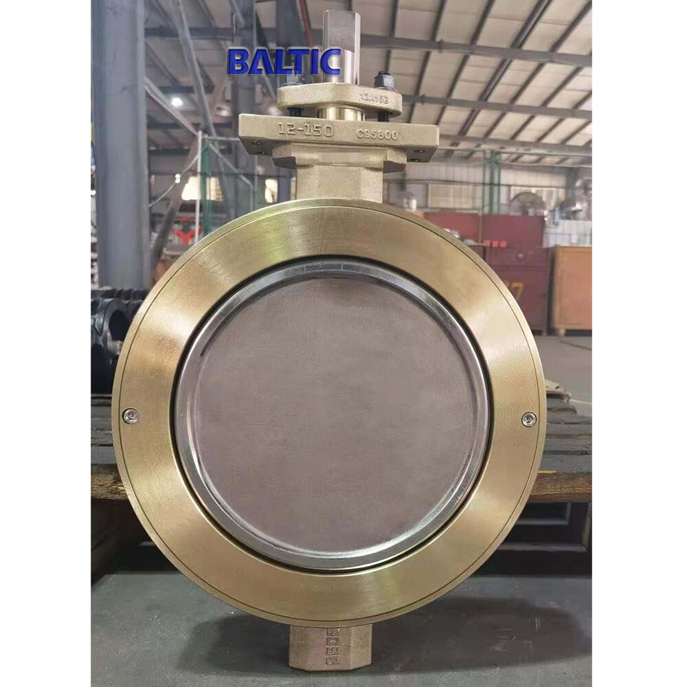 ASTM B148 C95800 Butterfly Valve, 12 Inch, 150 LB, API 609