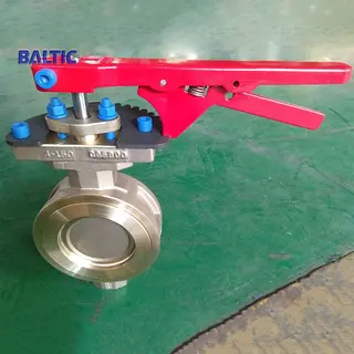 ASTM B148 C95800 Wafer Butterfly Valve, API 609, 4IN, 150 LB