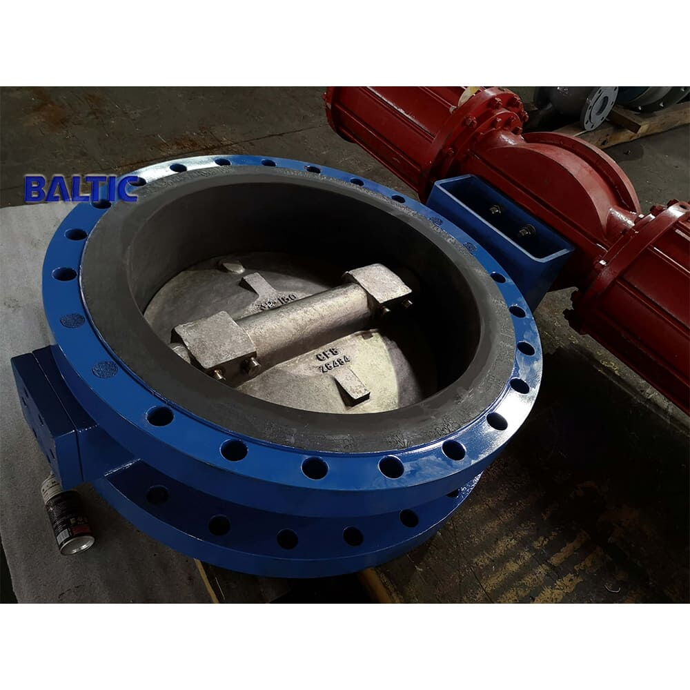 ASTM A216 WCB Butterfly Valve, API 609, Double Flanged, 32 IN