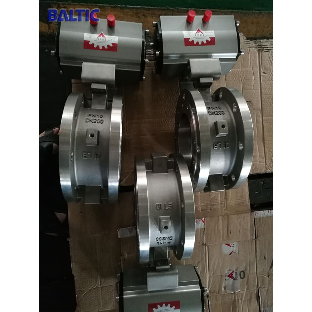 Double Flanged Butterfly Valve, API 609, CF8M, DN200, PN10