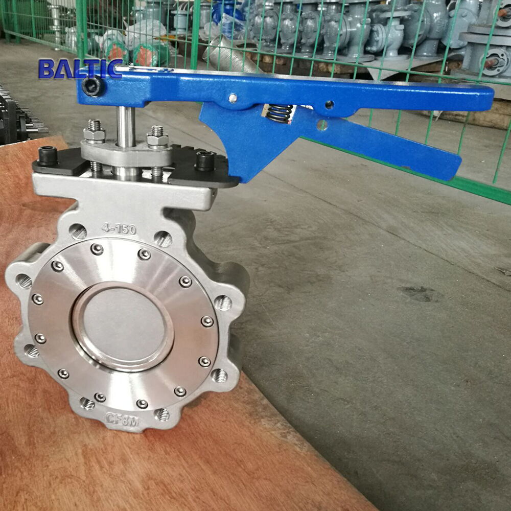 ASTM A351 CF8M Butterfly Valve, 4 Inch, 150 LB, API 609, LUG