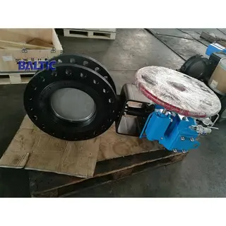 Double Flange Type Butterfly Valve