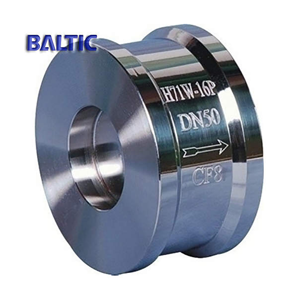 Single Disc Swing Check Valve, A351 CF8, DN50 PN16, API 594, Wafer