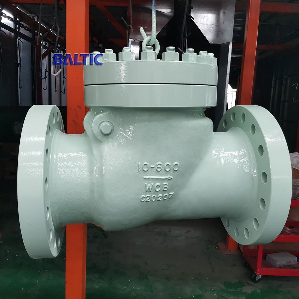 10 Inch Check Valves, API 6D, A216 WCB, Class 600 LB, RF