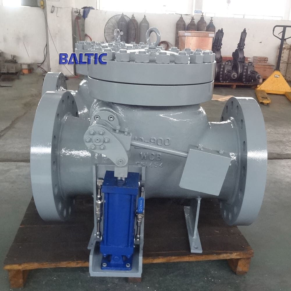10 Inch Swing Check Valves, API 6D, ASTM A216 WCB, 900 LB