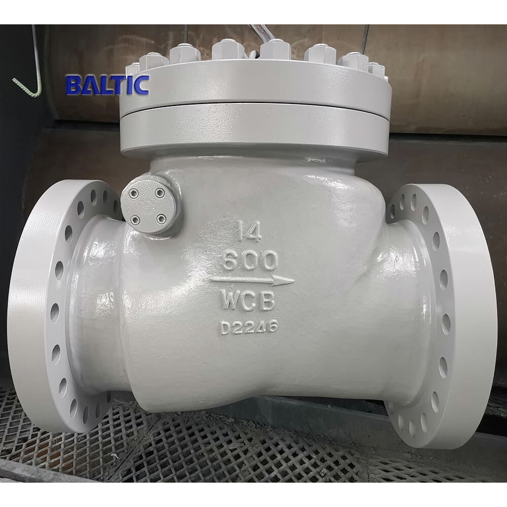 14 Inch Swing Check Valves, API 6D, WCB, Class 600 LB, RF