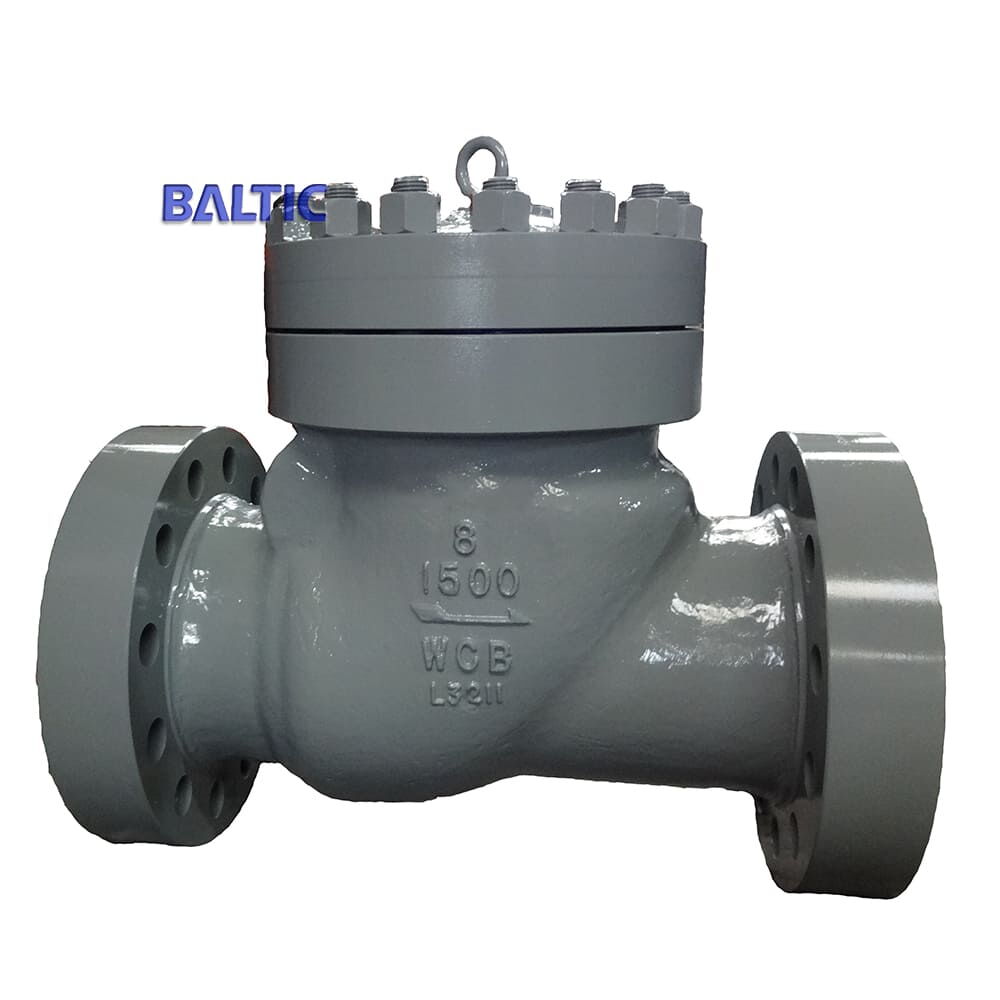 8 Inch Swing Check Valve, BS 1868, Carbon Steel WCB, CL1500