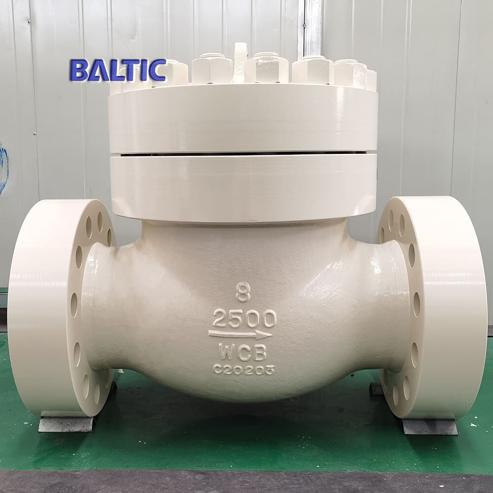 8 Inch Swing Check Valves, BS 1868, A216 WCB, CL 2500 LB, RF