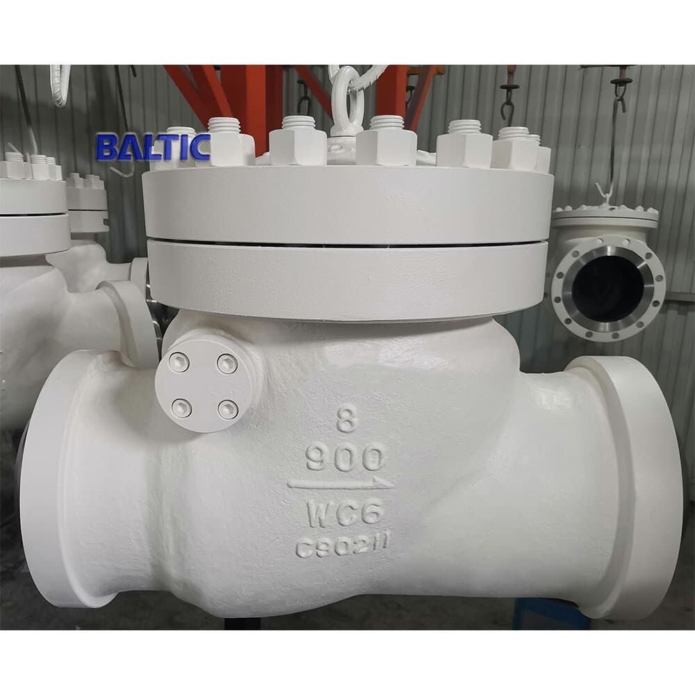 API 6D Check Valves, ASTM A217 WC6, 8 Inch, CL 900 LB, BW