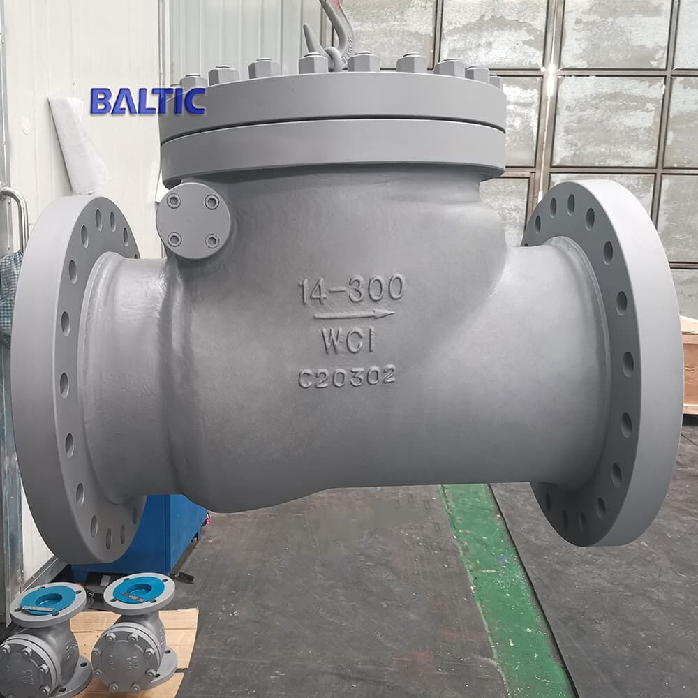 ASTM A217 WC1 Swing Check Valves, API 6D, 14 Inches, 300 LB