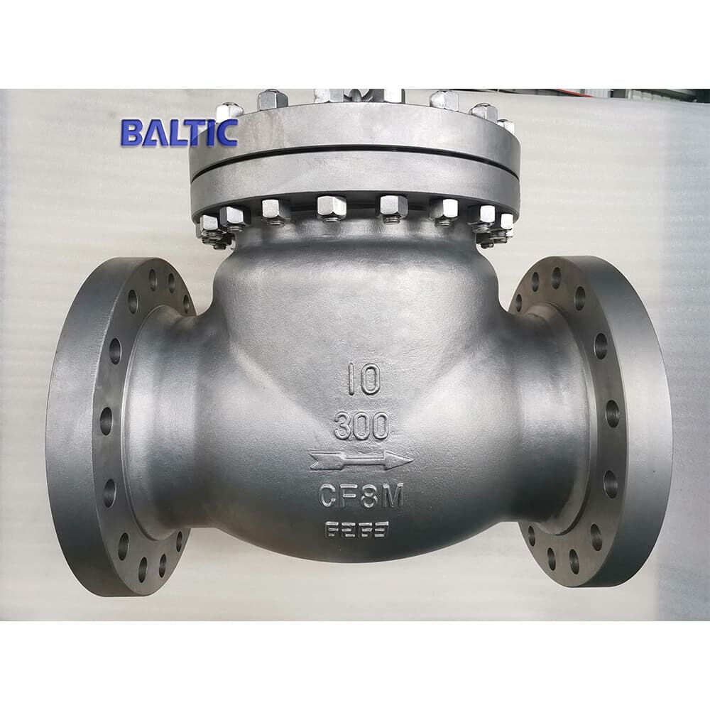 ASTM A351 CF8M Check Valves, BS 1868, CL 300 LB, 10 Inches