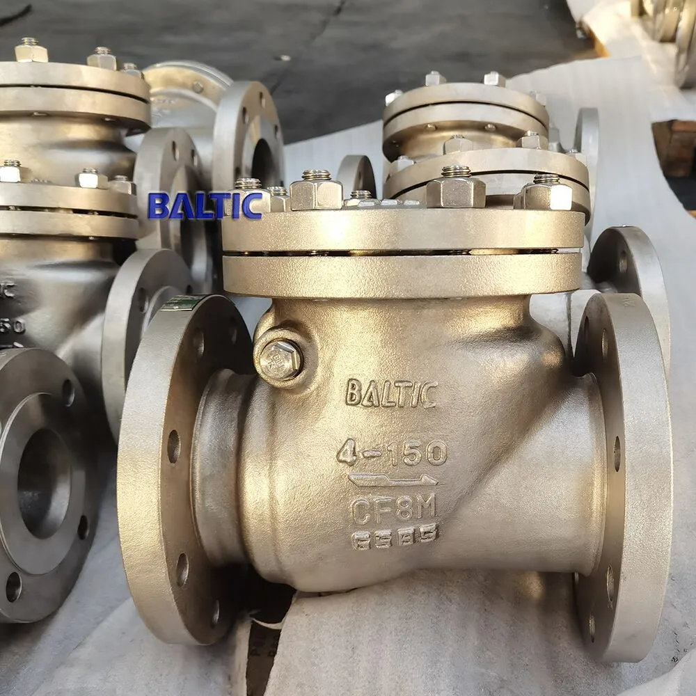 API 6D Swing Check Valve, 4 Inch, 150 LB, ASTM A216 WCB - Baltic